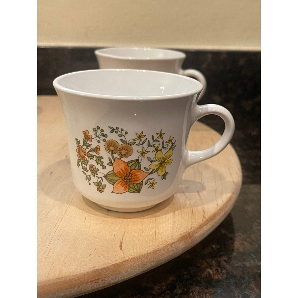 SET OF 4 VINTAGE CORELLE INDIAN SUMMER PATTERN MUG - Picture 4 of 7